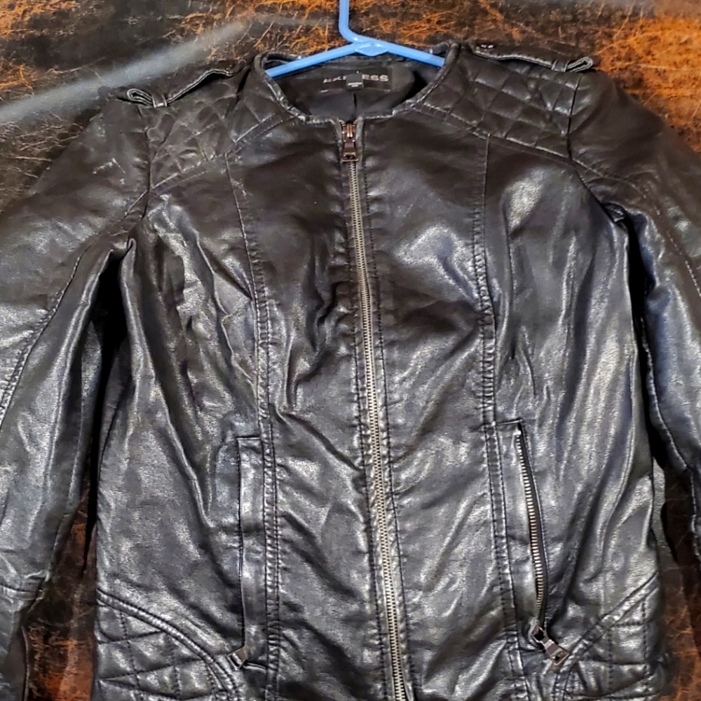 Faux Leather Jacket